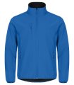 Heren Softshell Jas Clique Classic 0200910 kobalt